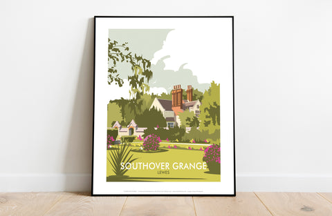 Southover Grange, Lewes By Artist Dave Thompson Art Print