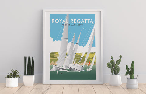 Royal Regatta, Port Of Dartmouth By Dave Thompson Art Print