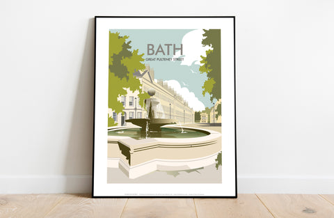 Bath, Great Pultenet Street By Dave Thompson Art Print