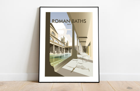 Roman Baths, Bath By Artist Dave Thompson - Art Print