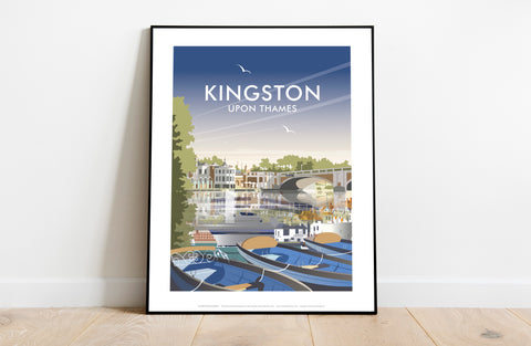 Kingston Upon Thames By Artist Dave Thompson - Art Print