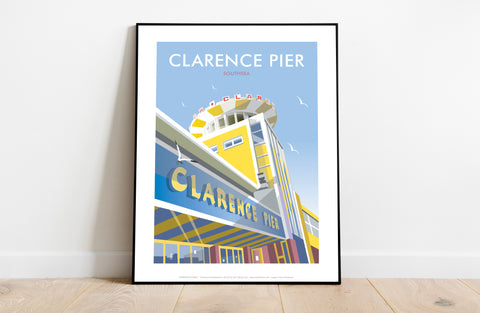 Clarence Pier, Southsea By Artist Dave Thompson Art Print