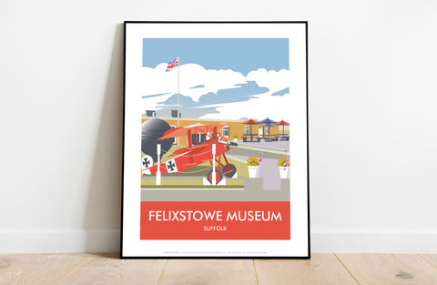 Felixstowe Museum, Suffolk By Artist Dave Thompson Art Print