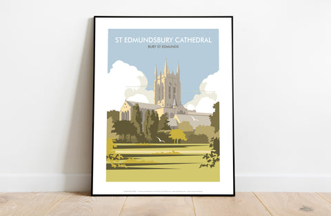 Bury St Edmunds By Artist Dave Thompson Art Print