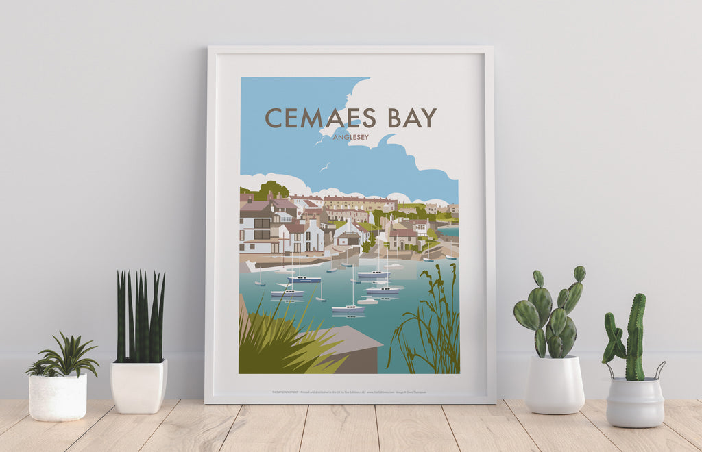 Cemaes Bay, Anglesey, Wales By Dave Thompson Art Print