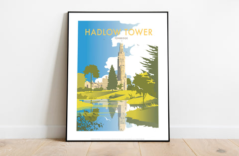 Hadlow Tower, Tonbridge By Artist Dave Thompson Art Print