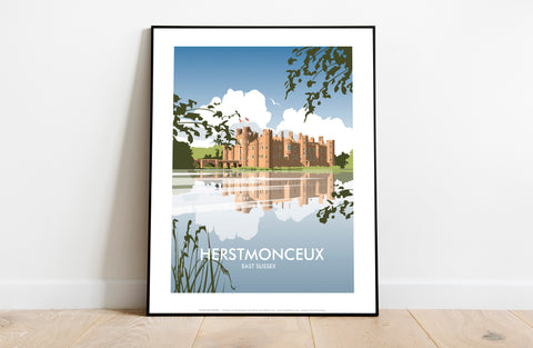 Herstmontceux, East Sussex By Artist Dave Thompson Art Print