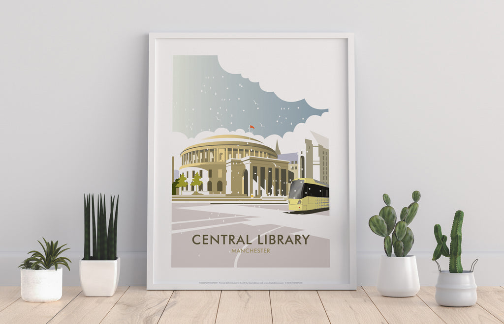 Central Library, Manchester By Dave Thompson Art Print