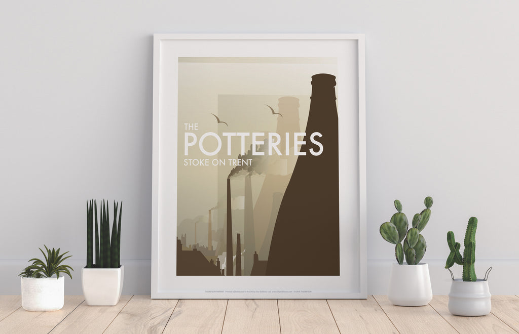 The Potteries, Stoke On Trent By Dave Thompson Art Print