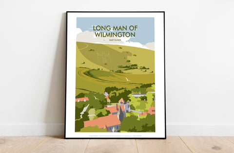 Long Man Of Wilmington, East Sussex -Dave Thompson Art Print