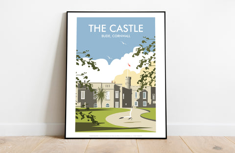 The Castle, Bude, Cornwall By Artist Dave Thompson Art Print