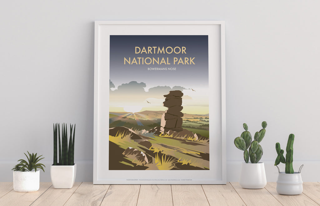 Dartmoor National Park, By Artist Dave Thompson Art Print