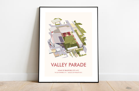 Valley Parade,Bradford City A.F.C By Dave Thompson Art Print