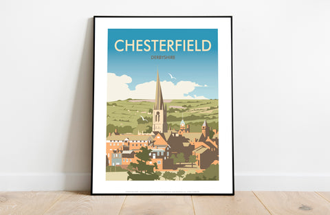 Chesterfield, Derbyshire By Artist Dave Thompson Art Print