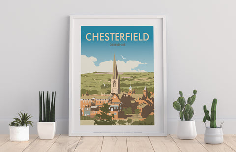 Chesterfield, Derbyshire By Artist Dave Thompson Art Print