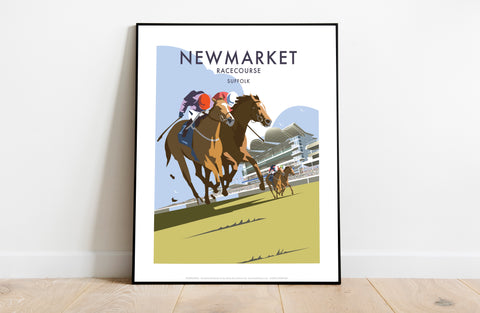 Newmarket Racecourse, Suffolk By Dave Thompson Art Print