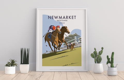 Newmarket Racecourse, Suffolk By Dave Thompson Art Print