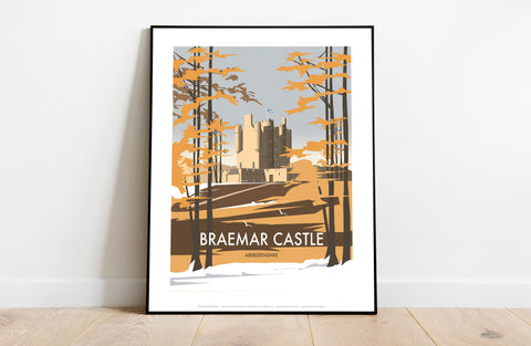 Braemar Castle, Aberdeenshire By Dave Thompson Art Print