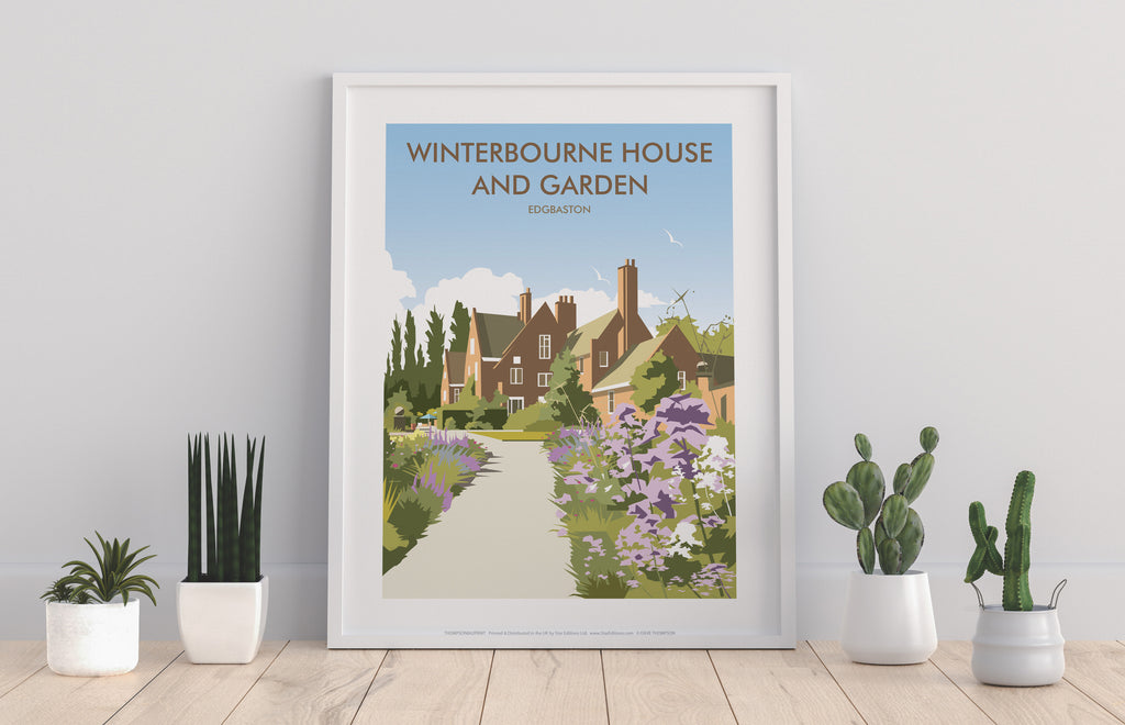 Winterbourne House And Garden, By Dave Thompson Art Print