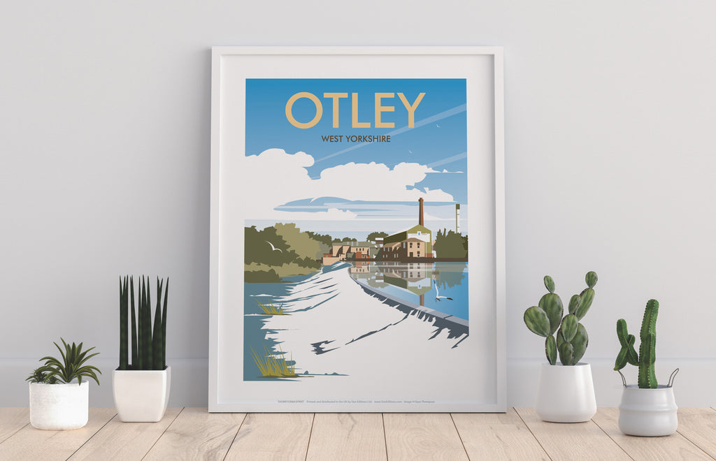 Otley, West Yorkshire By Artist Dave Thompson - Art Print