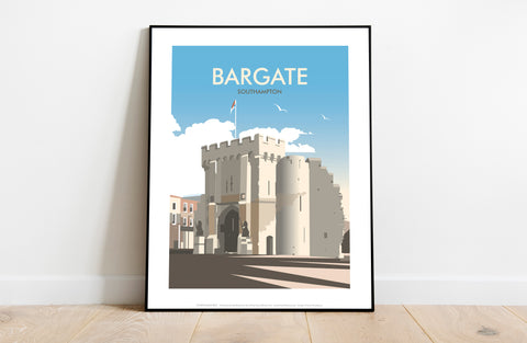 Bargate, Southampton By Artist Dave Thompson - Art Print