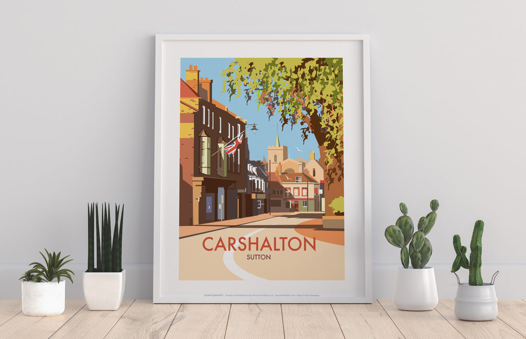 Carshalton, Sutton By Artist Dave Thompson - Art Print