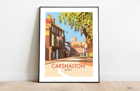 Carshalton, Sutton By Artist Dave Thompson - Art Print