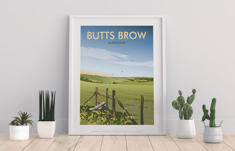 Butts Brow, Eastbourne By Artist Dave Thompson - Art Print