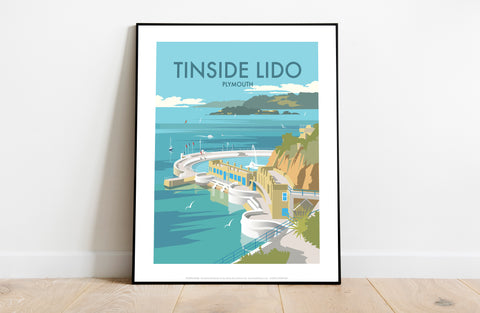 Tinside Lido, Plymouth By Artist Dave Thompson - Art Print