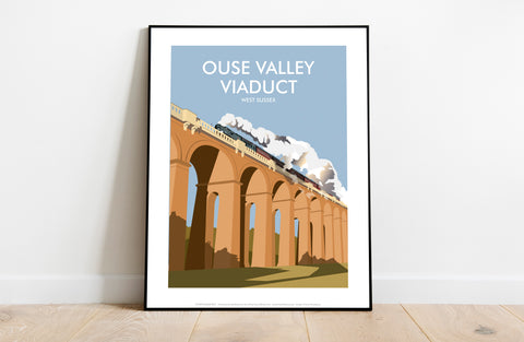 Ouse Valley Viaduct, West Sussex By Dave Thompson Art Print