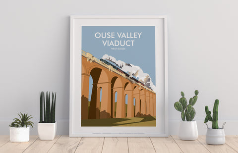 Ouse Valley Viaduct, West Sussex By Dave Thompson Art Print