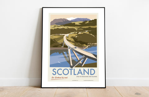 Scotland By Road By Artist Dave Thompson - 11X14inch Premium Art Print
