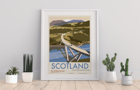 Scotland By Road By Artist Dave Thompson - 11X14inch Premium Art Print