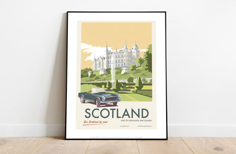 Scotland By Road 4 By Artist Dave Thompson - Art Print