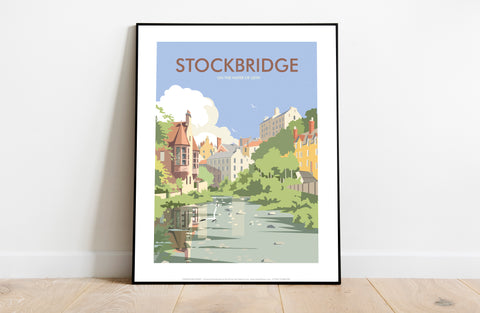 Stockbridge On The Water Of Leith By Dave Thompson Art Print