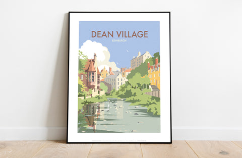 Dean Village, Edinburgh By Artist Dave Thompson Art Print