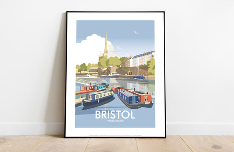 Bristol, Harbourside By Artist Dave Thompson - Art Print