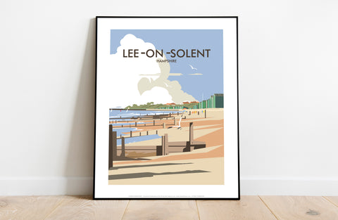 Lee-On-Solent, Hampshire By Artist Dave Thompson Art Print