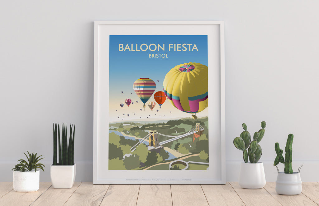 Ballloon Fiesta, Bristol By Artist Dave Thompson Art Print