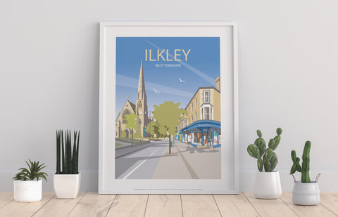 Ilkley, West Yorkshire By Artist Dave Thompson - Art Print