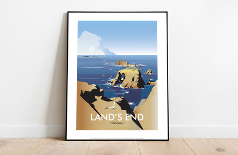 Land's End, Cornwall By Artist Dave Thompson - Art Print