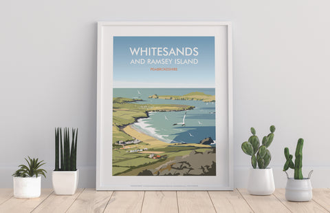 Whitesands And Ramsey Island By Dave Thompson Art Print