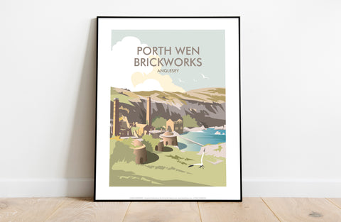 Porth Wen Brickworks By Artist Dave Thompson - Art Print