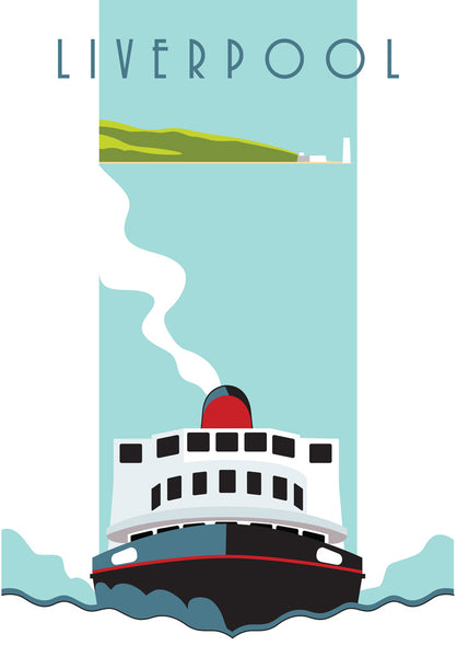 Ferry Liverpool Pattern TJBR013 The Jones Boys - Mersey Ferry, Liverpool – Star Editions