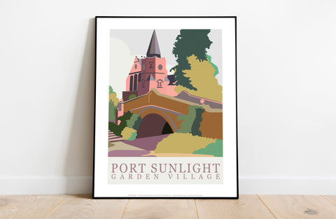 Port Sunlight Garden Village - 11X14inch Premium Art Print