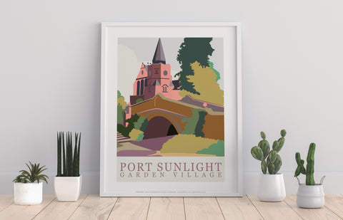 Port Sunlight Garden Village - 11X14inch Premium Art Print