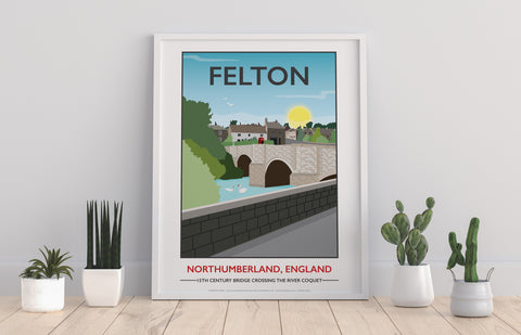 Felton, Northumberland By Artist Tabitha Mary - Art Print