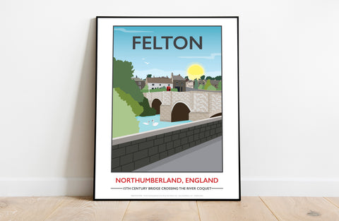 Felton, Northumberland By Artist Tabitha Mary - Art Print