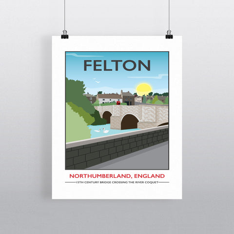 Felton, Northumberland, England 11x14 Print