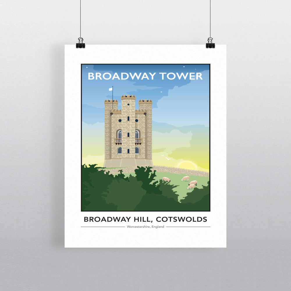 Broadway tower 11x14 Print